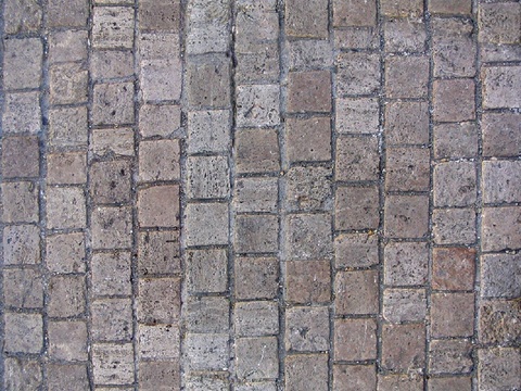 Seamless outdoor brick sidewalk road ground square brick