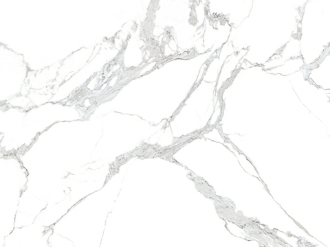 White marble stone slab