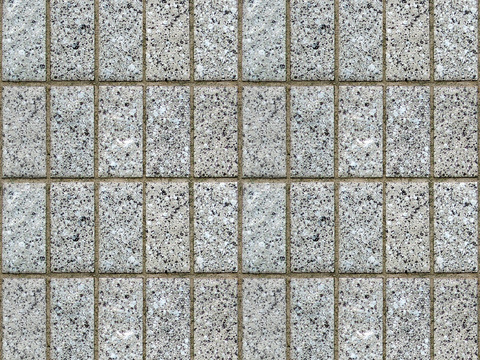 Small square brick brick pavement