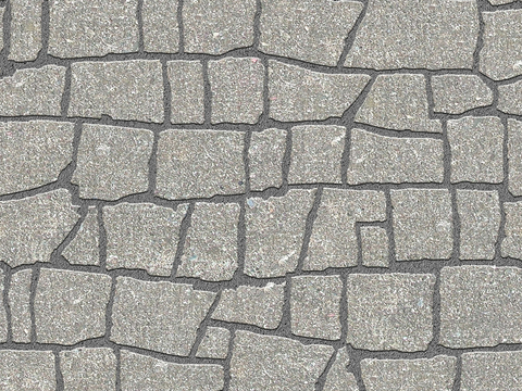 Seamless outdoor brick sidewalk road ground square brick