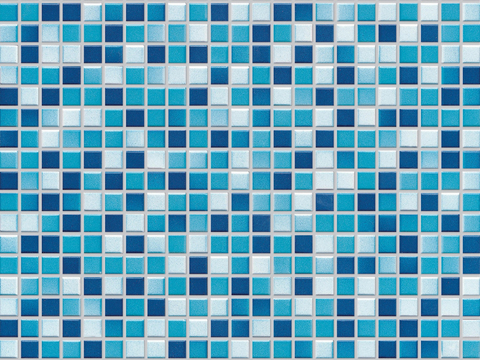 Blue Pool Tile Mosaic Kitchen and Bathroom Mosaic