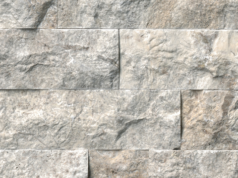 Grey granite stone rock slab wall surface