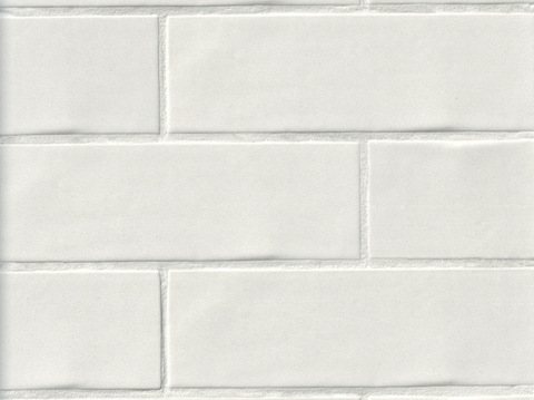 White Stone Pattern Long Brick Strip Brick Kitchen Brick