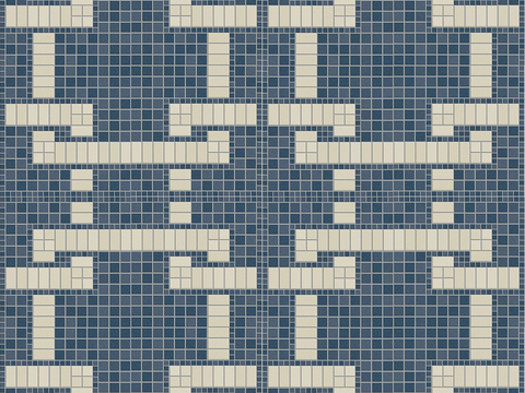 seamless bathroom pool blue mosaic tile stone square plaid tile patchwork floor tile wall tile