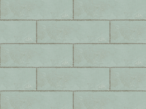 Green Stone Pattern Long Brick Strip Brick Kitchen Brick