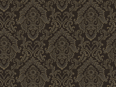 Seamless Brown Modern European Classical Pattern Wallpaper Wallpaper Wall Cloth