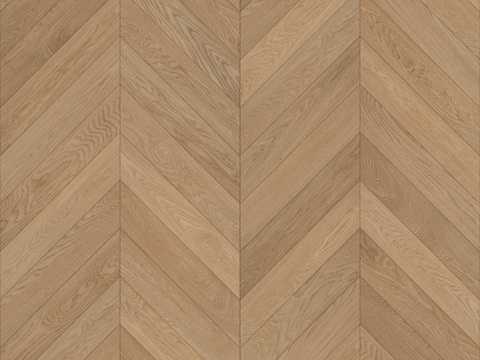 Seamless fishbone wood floor