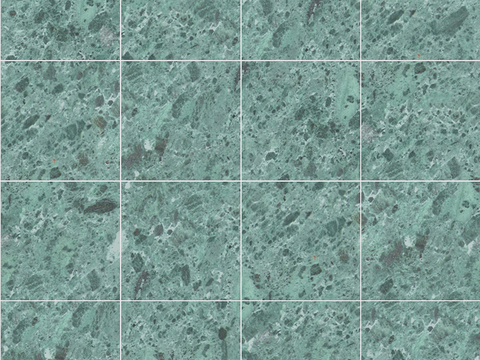 Seamless Modern Green Marble Stone Geometric Splicing Parquet Pattern Tile Floor Tile Wall Tile