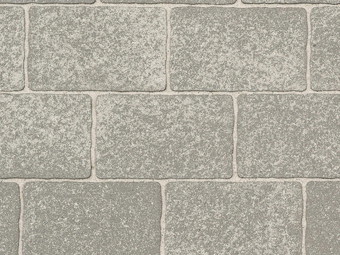 gray flower granite stone brick wall