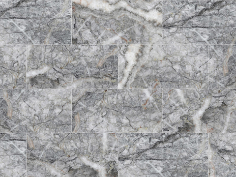 Seamless Modern Grey Marble Stone Geometric Splicing Parquet Pattern Tile Floor Tile Wall Tile