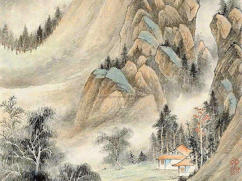 New Chinese Landscape Wallpaper