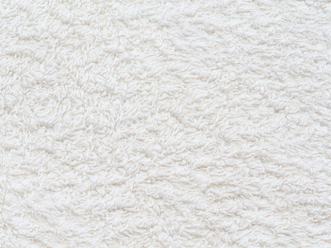 White wool carpet