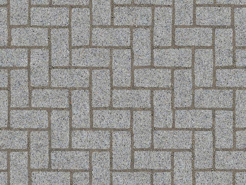 Seamless outdoor brick sidewalk road ground square brick