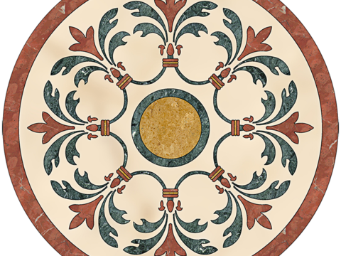 Round Buckle-free Marble Stone Pattern Texture