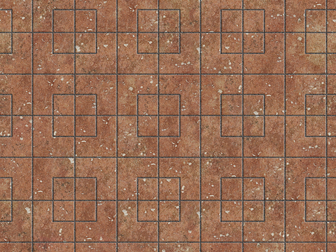 Seamless pottery tile parquet floor tile sidewalk road ground square paving