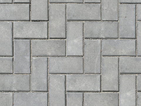 Seamless outdoor brick sidewalk road ground square brick