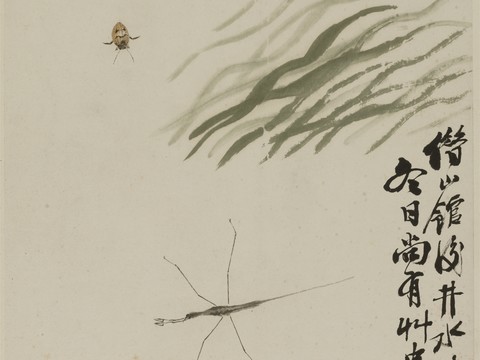 Chinese Famous Calligraphers and Painters Qi Baishi Works Traditional Chinese Painting