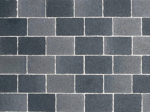 Grey granite stone wall