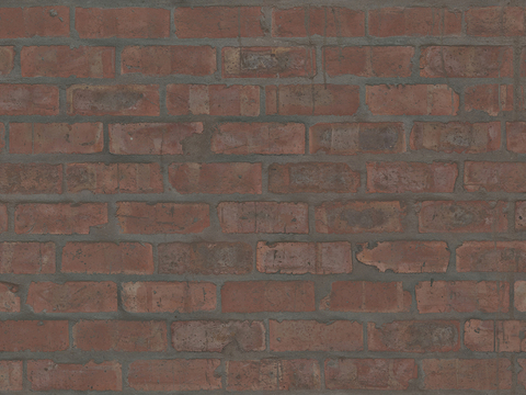 red brick wall