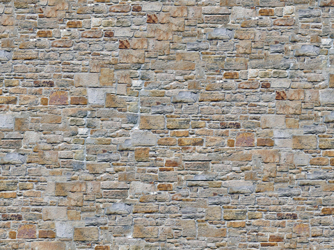 Seamless outdoor building rock block stone wall brick wall ground