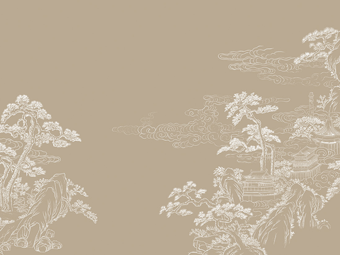 Super Qing Chinese Wallpaper Mural