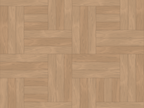 Light Color Parquet Log Wood Floor