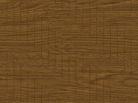 Seamless Herringbone Textured Parquet Wood Floor