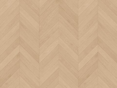 Seamless yellow oak fishbone floor