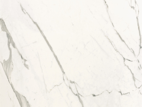 Fine grain snowflake white super clear marble stone slab