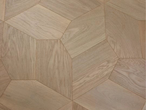 irregular log parquet wood floor