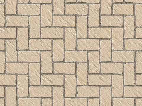 Seamless Herringbone Patchwork Floor Tile Sidewalk Road Ground Square Paving