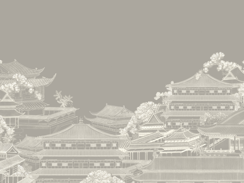 Super Qing Chinese Wallpaper Mural