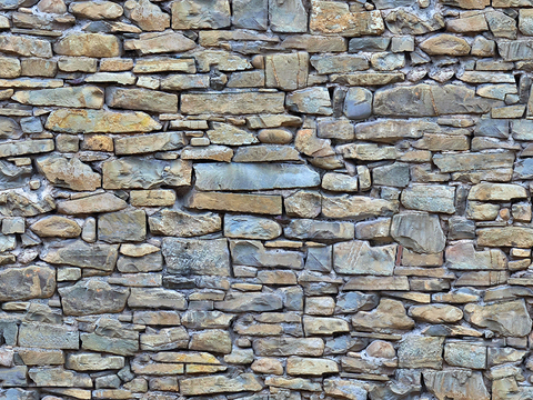 Seamless outdoor building rock block stone wall brick wall ground