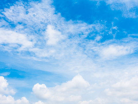 blue sky white clouds daytime sky