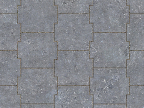 Seamless outdoor brick sidewalk road ground square brick