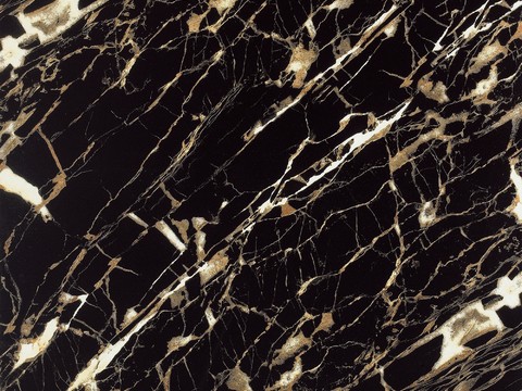 Black Golden Flower Marble