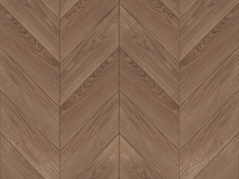 brown fishbone wood floor