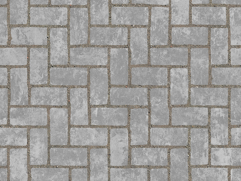 Seamless outdoor brick sidewalk road ground square brick