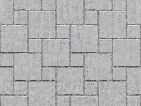 Seamless outdoor brick sidewalk road ground square brick