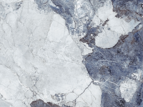 Blue and white marble