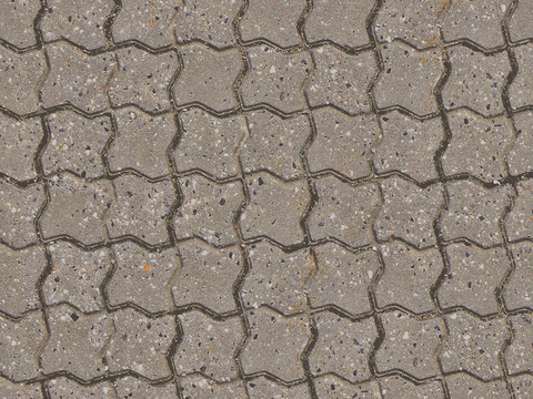 Seamless outdoor brick sidewalk road ground square brick