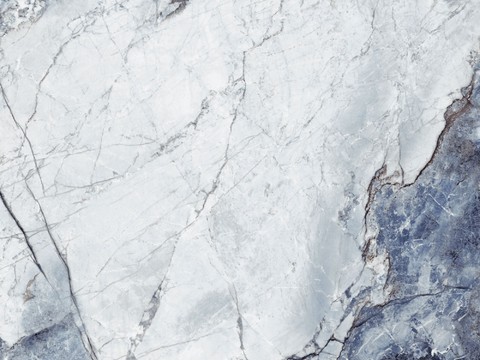 Blue and white marble