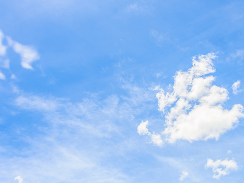 blue sky white clouds daytime sky