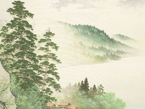 New Chinese Landscape Wallpaper