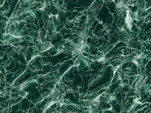 Seamless Green Large Flower Green Marble Rock Slab Tile