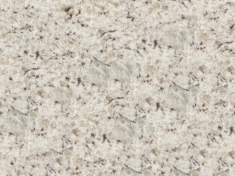 Seamless creamy-white terrazzo granite stone