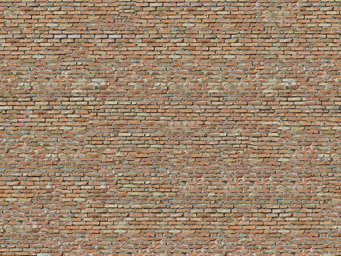 Seamless aging old red brick wall outdoor wall tiles