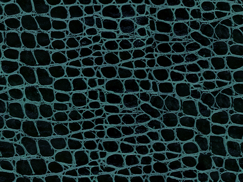 Seamless green crocodile leather texture