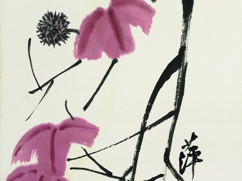 Chinese Famous Calligraphers and Painters Qi Baishi Works Traditional Chinese Painting