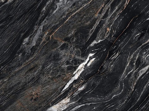 Black Marble Rock Slab